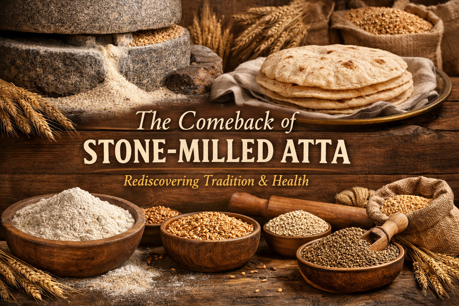 Why Stone-Milled Atta Is Making a Comeback in Indian Kitchens